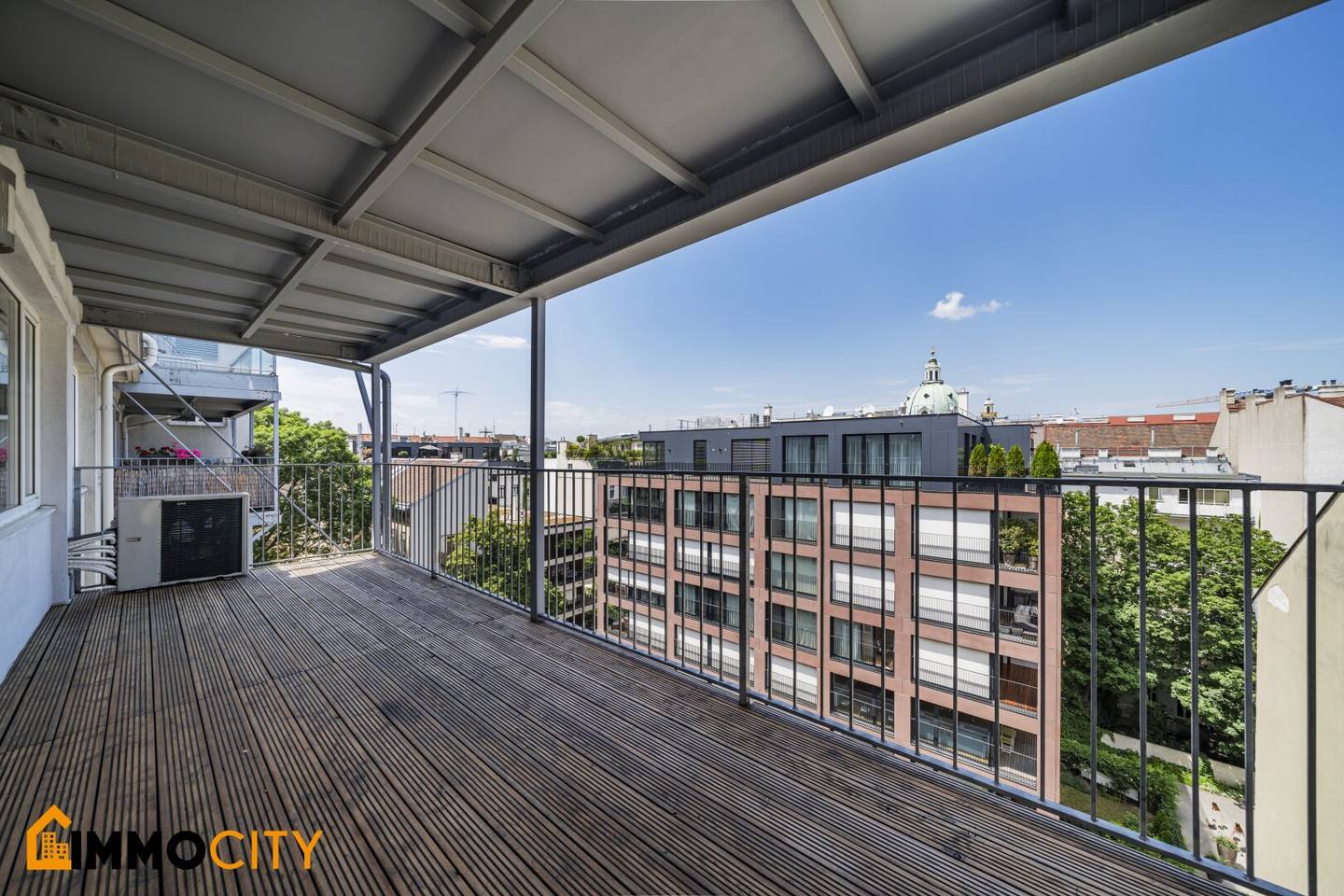 Hoch-Exklusiv und Moderne 4-Zimmer Wohnung (klimatisiert) im 7.Liftstock, nähe Karlskirche, Schwarzenbergplatz + 10 m² Balkon