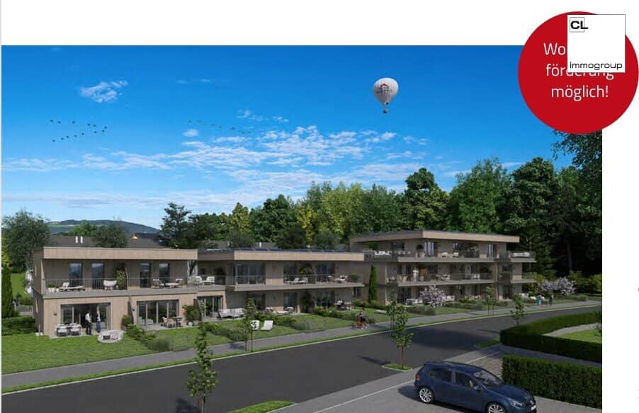 Ideal für Singles oder Paare: Moderne 3-Zimmer-Wohnung im Neubau mit Balkon