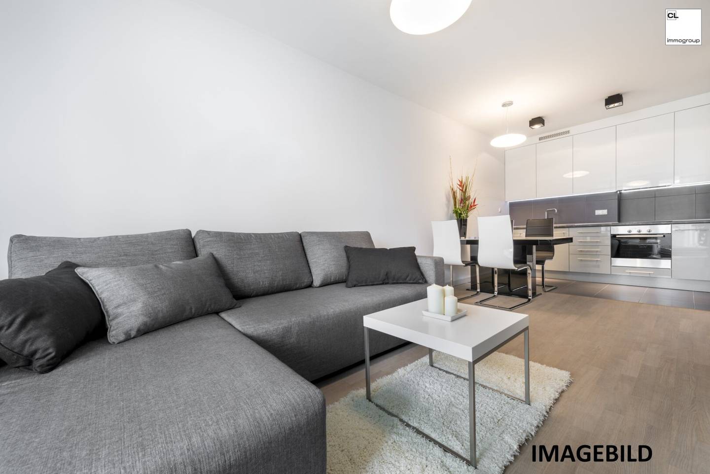 Stylish 3 room apartment with a large balcony and urban flair