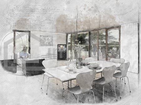 Apartment with loggia and fitted kitchen south facing