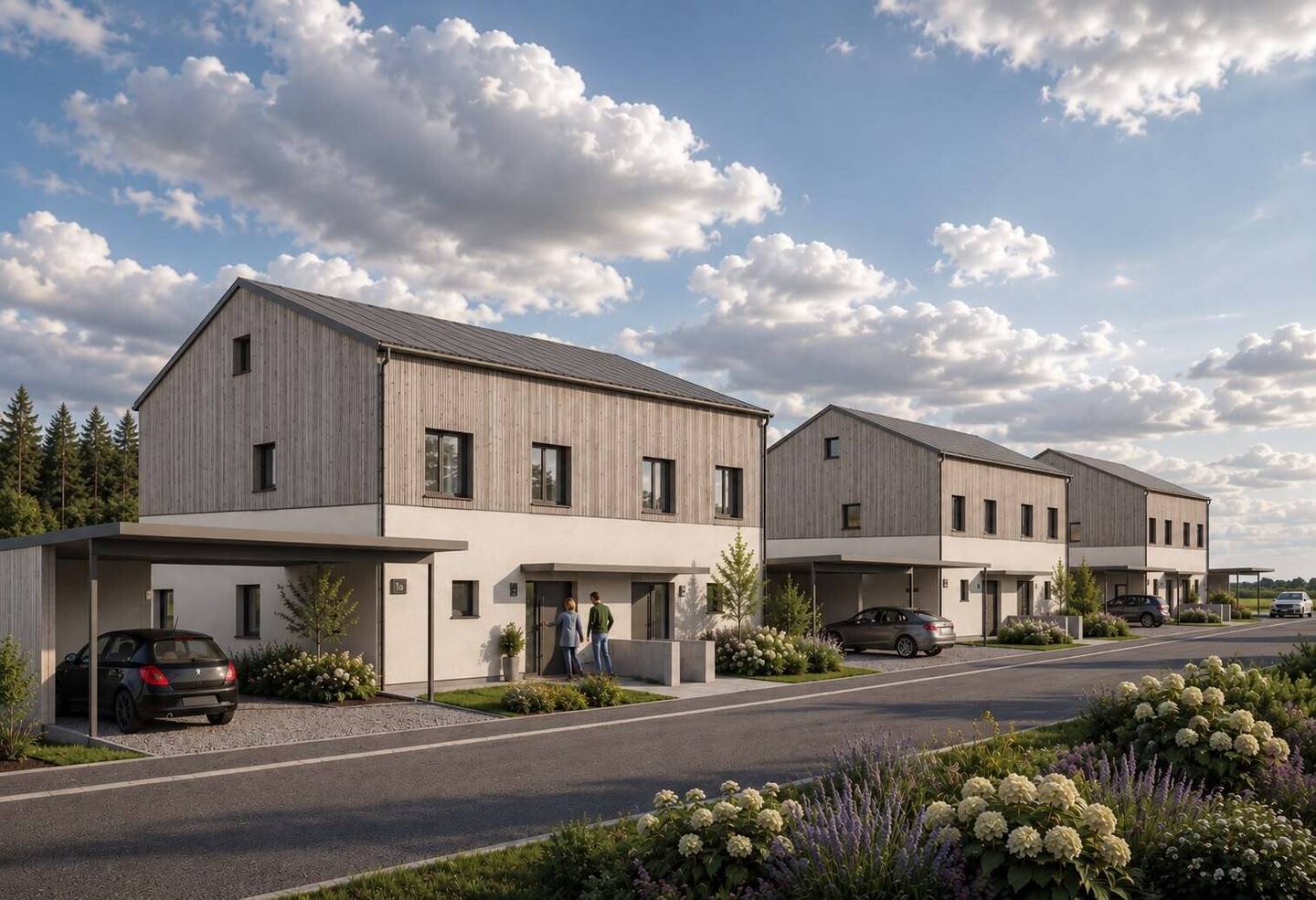 DOPPELHÄUSER in ZIMMERMEISTERQUALITÄT (ab 109 m² bis 140 m²) - nachhaltig leben im Marktort Neuhofen an der Krems