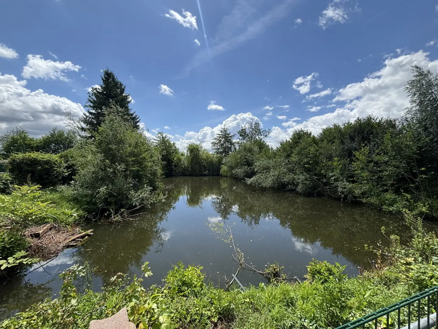 Digital bidding procedure: Sunny leisure property with an idyllic pond in a desirable location of Wels-Puchberg
