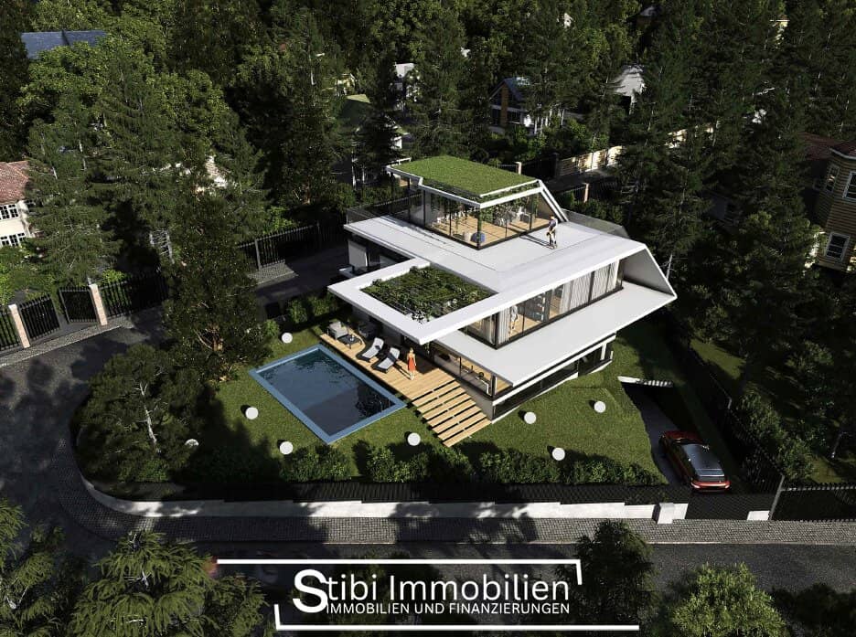 Price reduction! Architectural jewel with a view on Ölberg, unique and building permit granted