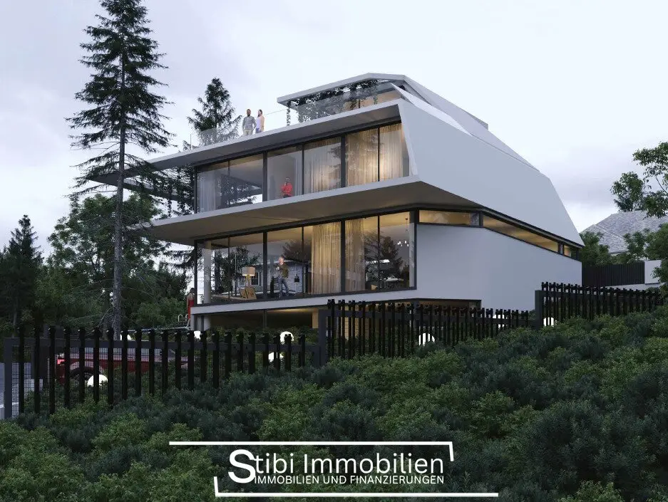 Price reduction! Architectural jewel with a view on Ölberg, unique and building permit granted