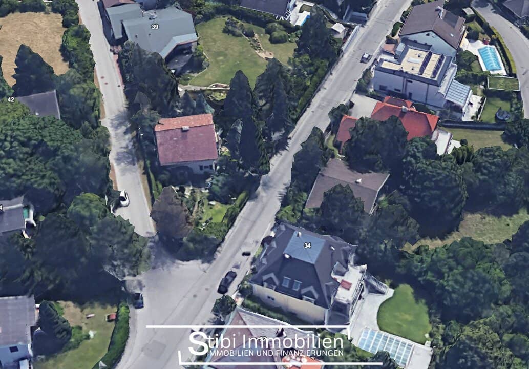 Price reduction! Architectural jewel with a view on Ölberg, unique and building permit granted