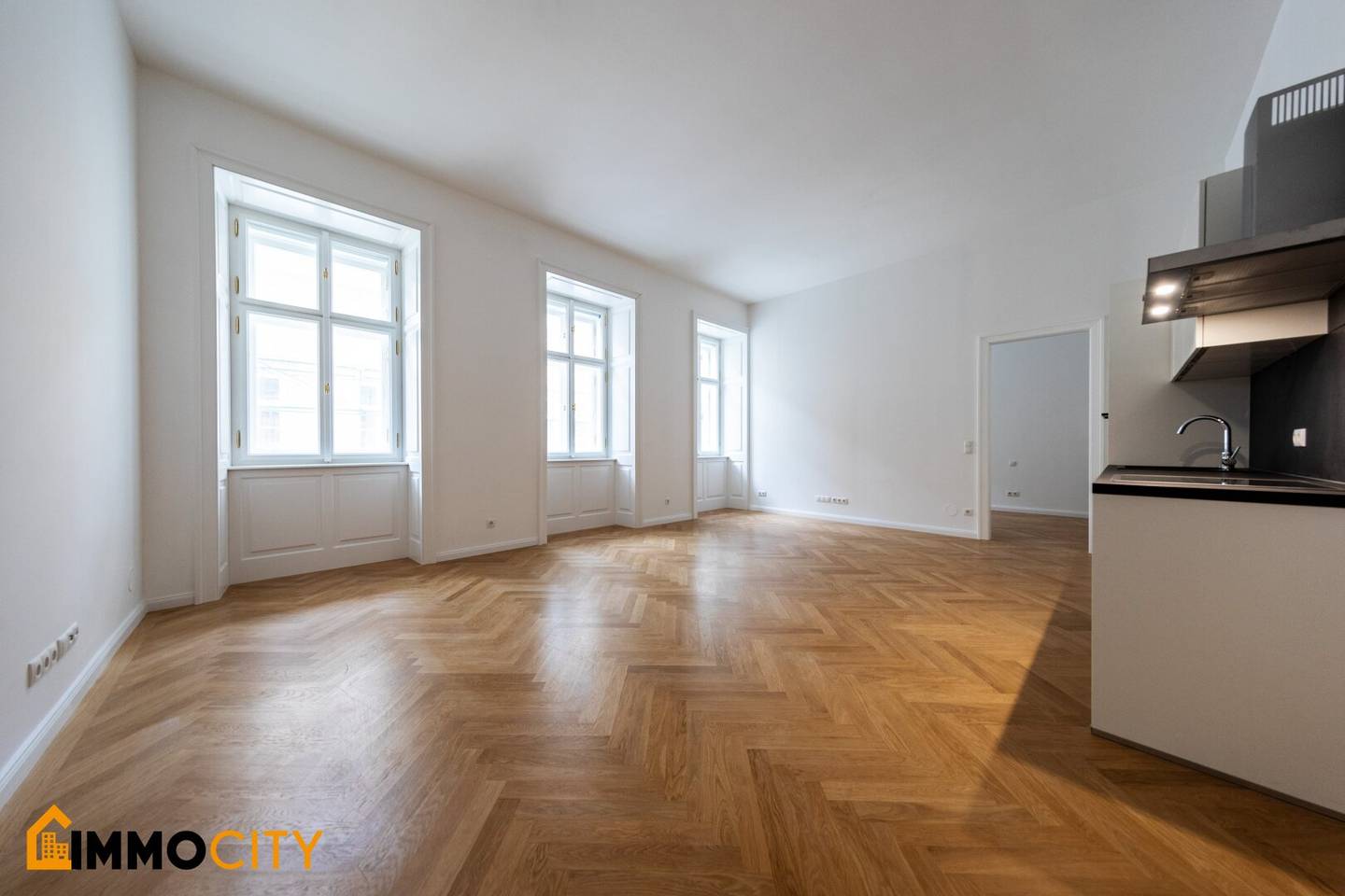 Highly exclusive and modern 4-room apartment including kitchen, first occupancy in Mayerhofgasse 7, 1040 Vienna