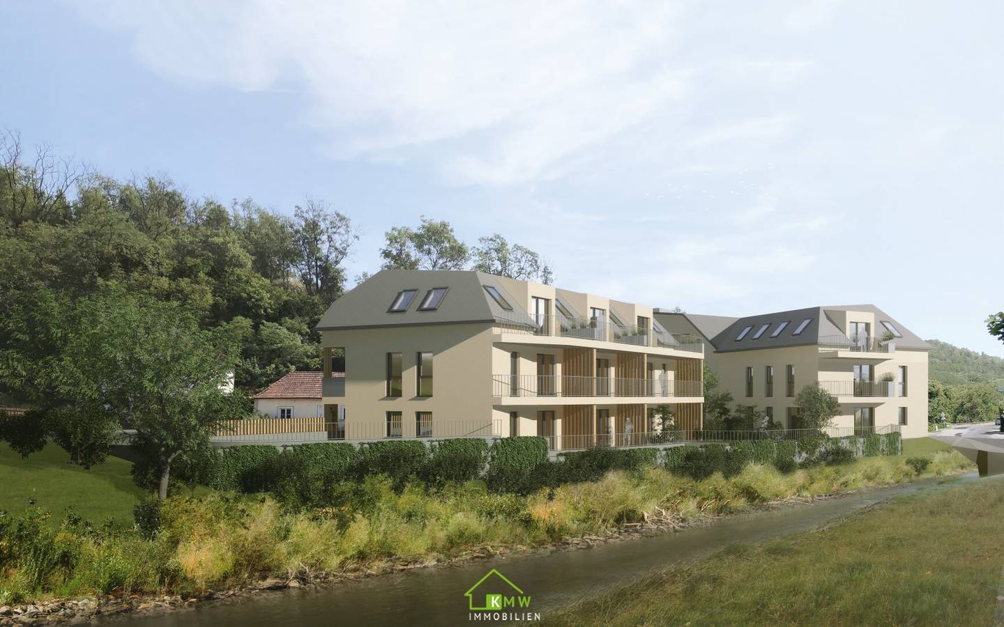 Projekt mit 17 Wohneinheiten + 23 TG Plätze