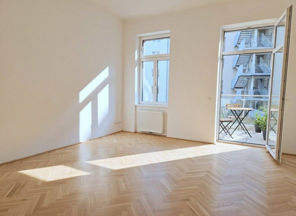 Exclusive 2-room old building apartment first occupancy with balcony for wellbeing