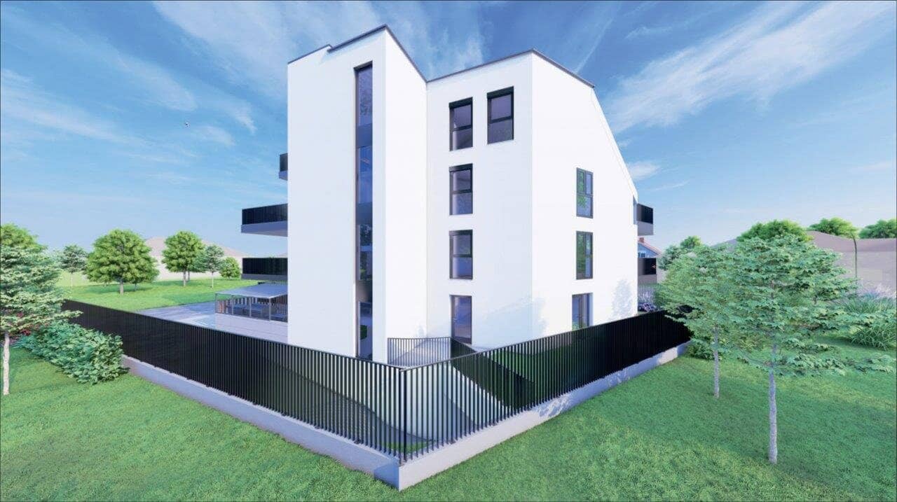 Builder's plot with building permit