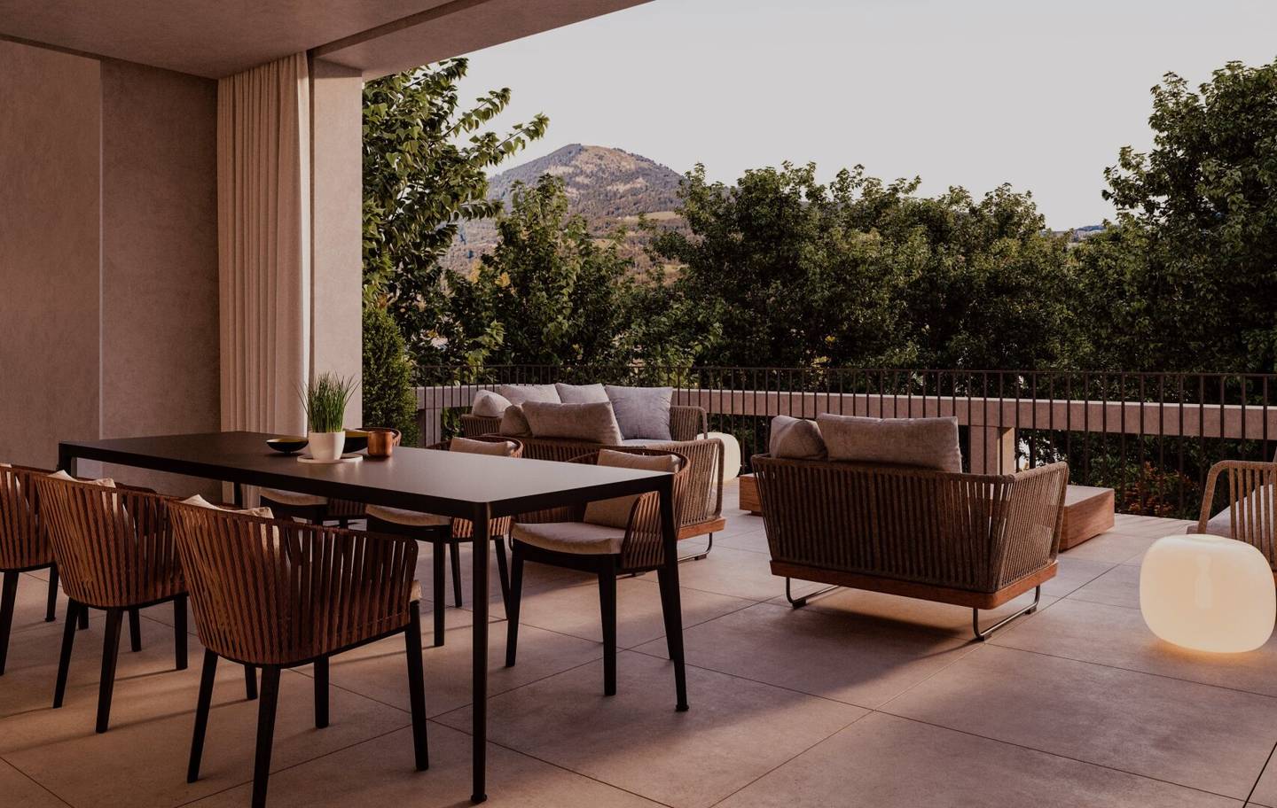Stylish Elegance &amp; Nature View: Dreamlike 130 m² Terrace Apartment in Josefiau Ready for occupancy this autumn