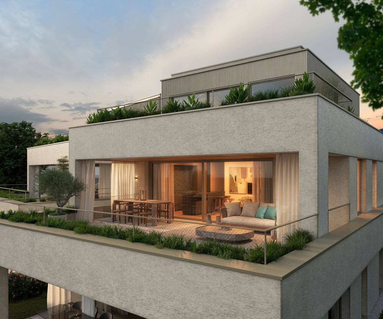 First occupancy in a quiet location Aigen: Spacious terrace apartment with expansive outdoor spaces