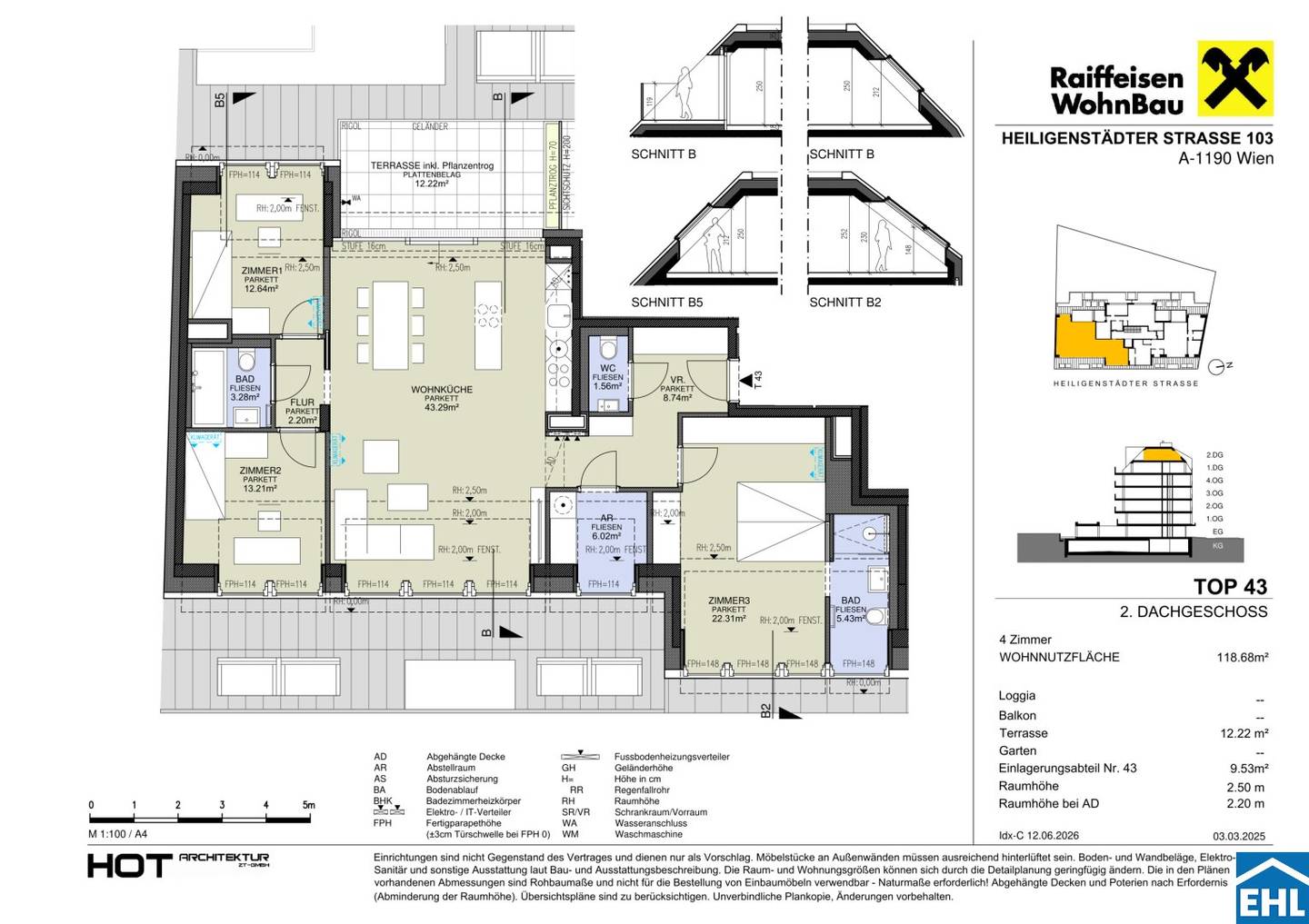 Wohnung Erstbezug Neubau Westbalkon Klimaanlage