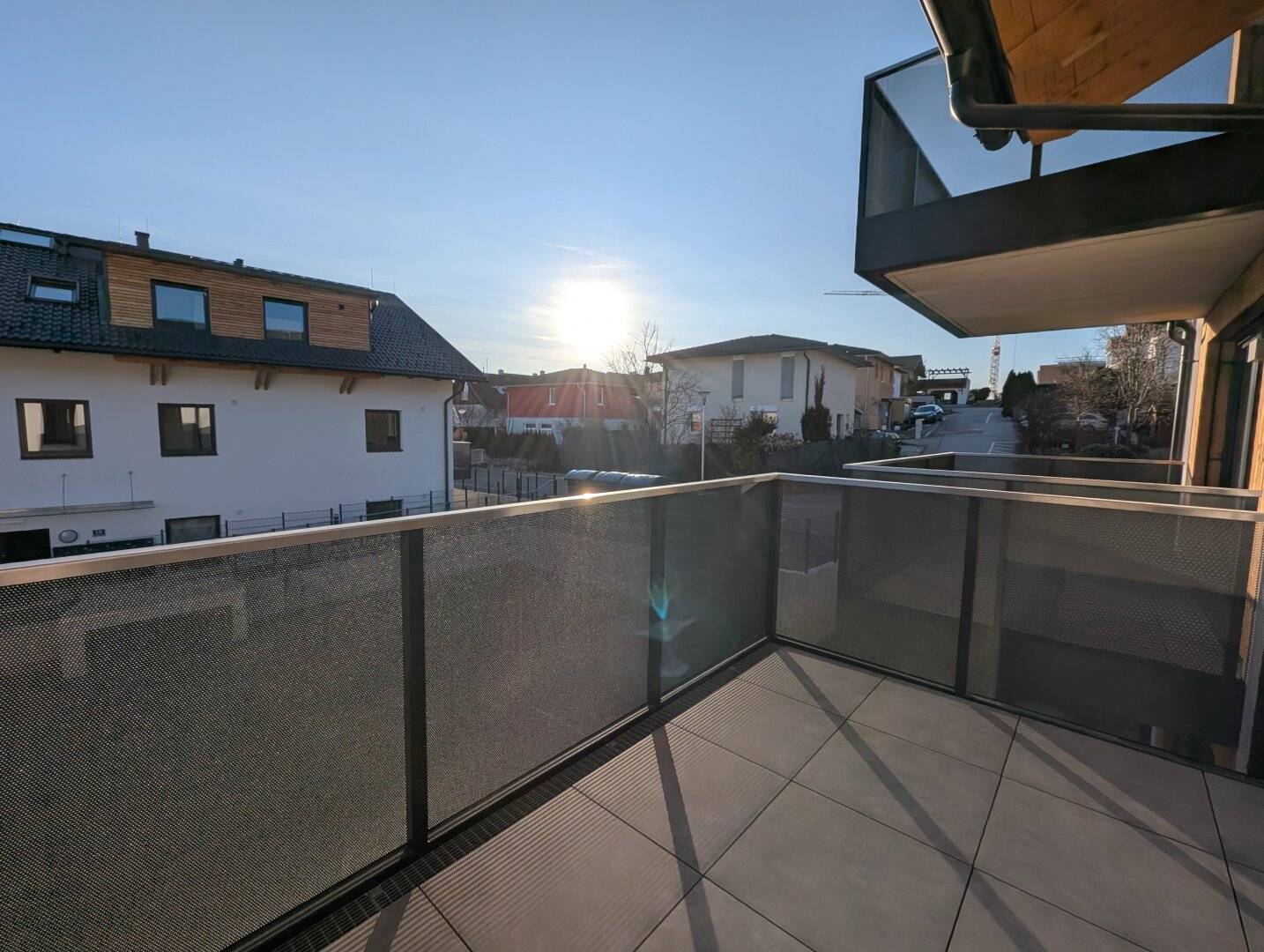 More space to live: Generous two bedroom first occupancy apartment with balcony in the town center of Hallwang