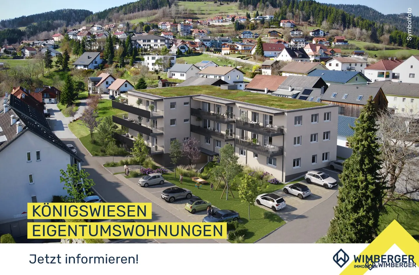 Moderne Gartenwohnung 58m² in Königswiesen – Erstbezug mit Terrasse um 246.000€