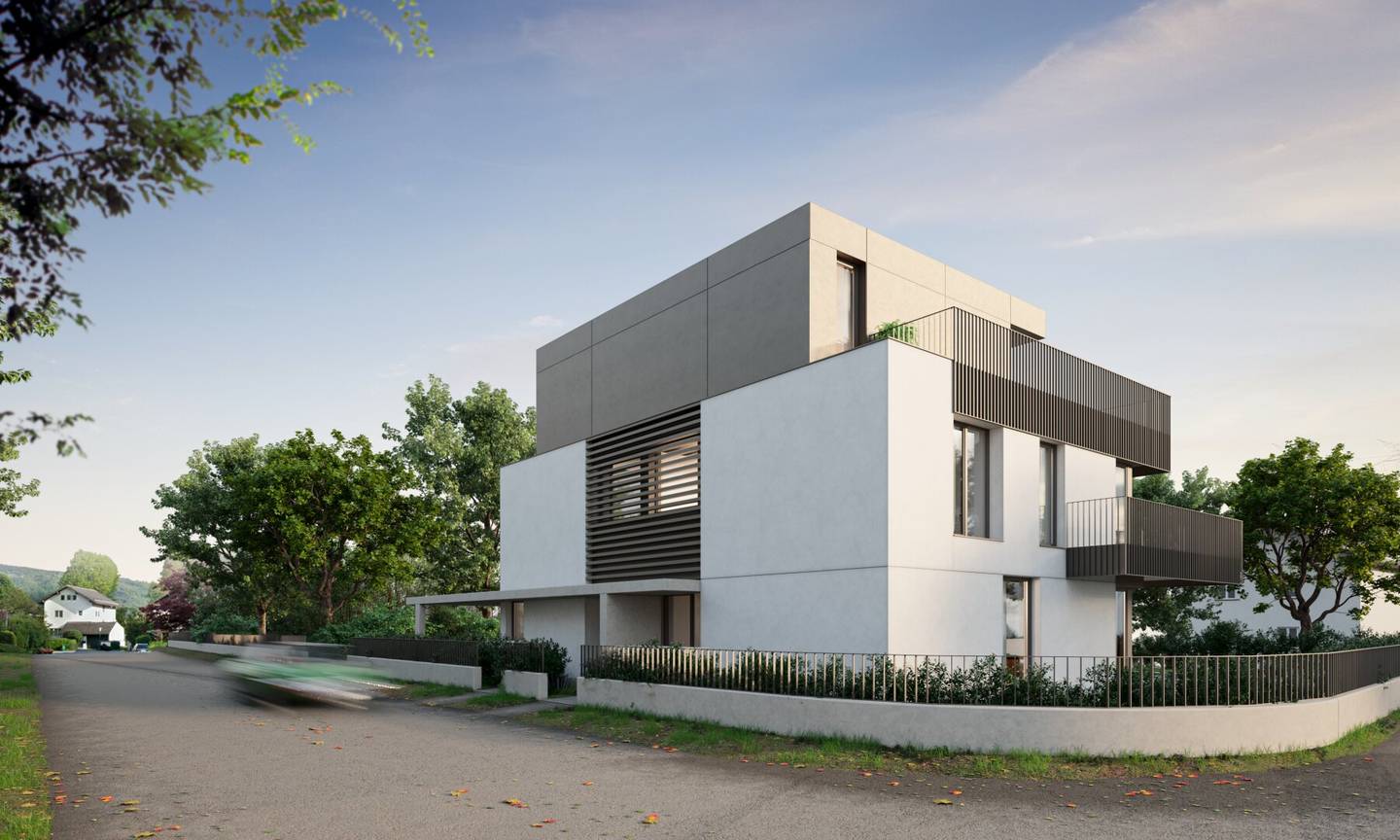 Newly built semi-detached house in a quiet location in Aigen