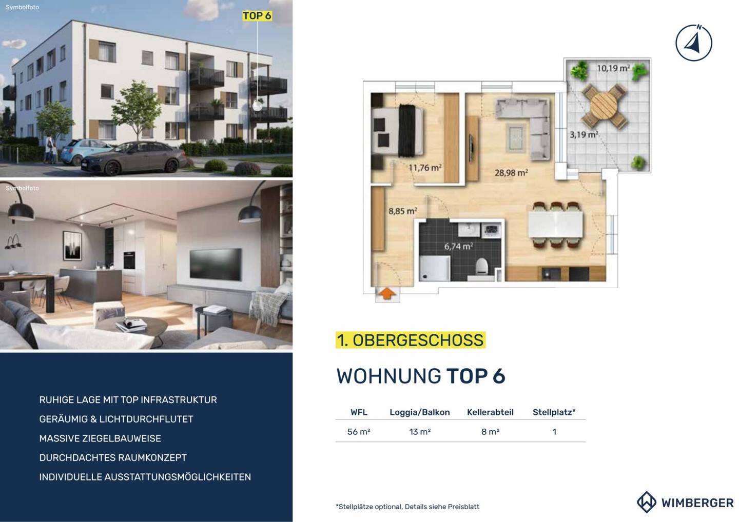 First occupancy in St. Marien Modern property directly at the forest Optional with a separate hobby room