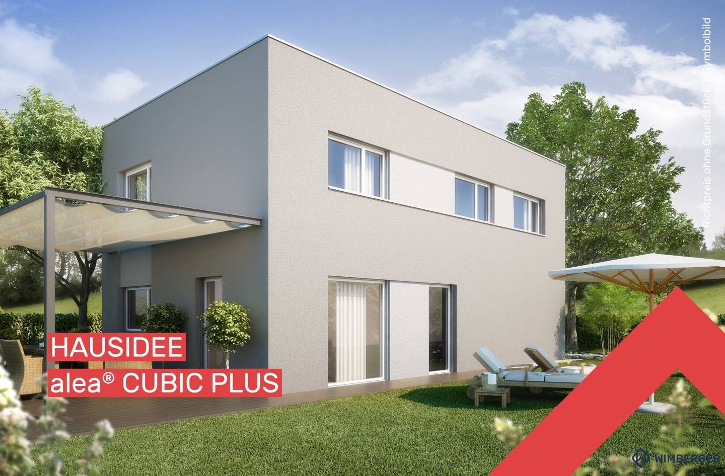 WIMBERGER Ziegelmassivhaus "alea®" Cubic + schlüsselfertig für Ihr Grundstück