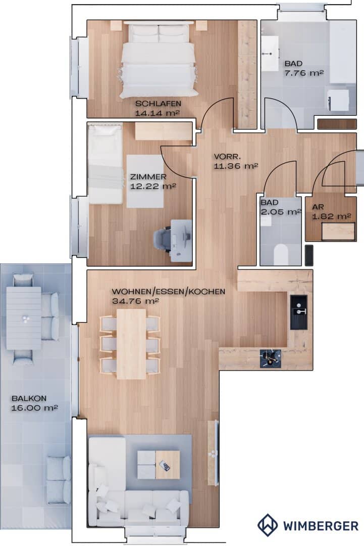 Your new home Move in 2027 Attractive owner-occupied apartment with communal roof terrace near the city center