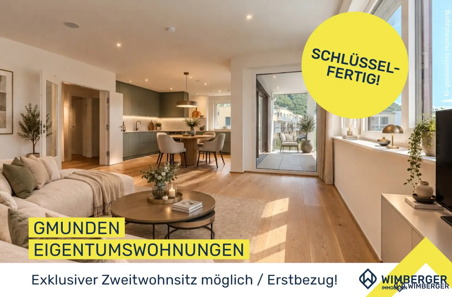 Exklusive Traumwohnung in Gmunden mit Seeblick – Erstbezug & schlüsselfertig!