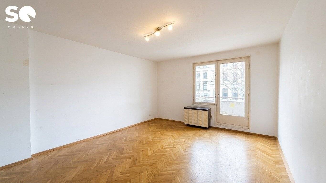 # SQ - ADAPTATION NEEDED 1 ROOM NEW BUILD APARTMENT WITH BALCONY - NESTROYPLATZ - DIRECTLY AT THE SUBWAY STATION
