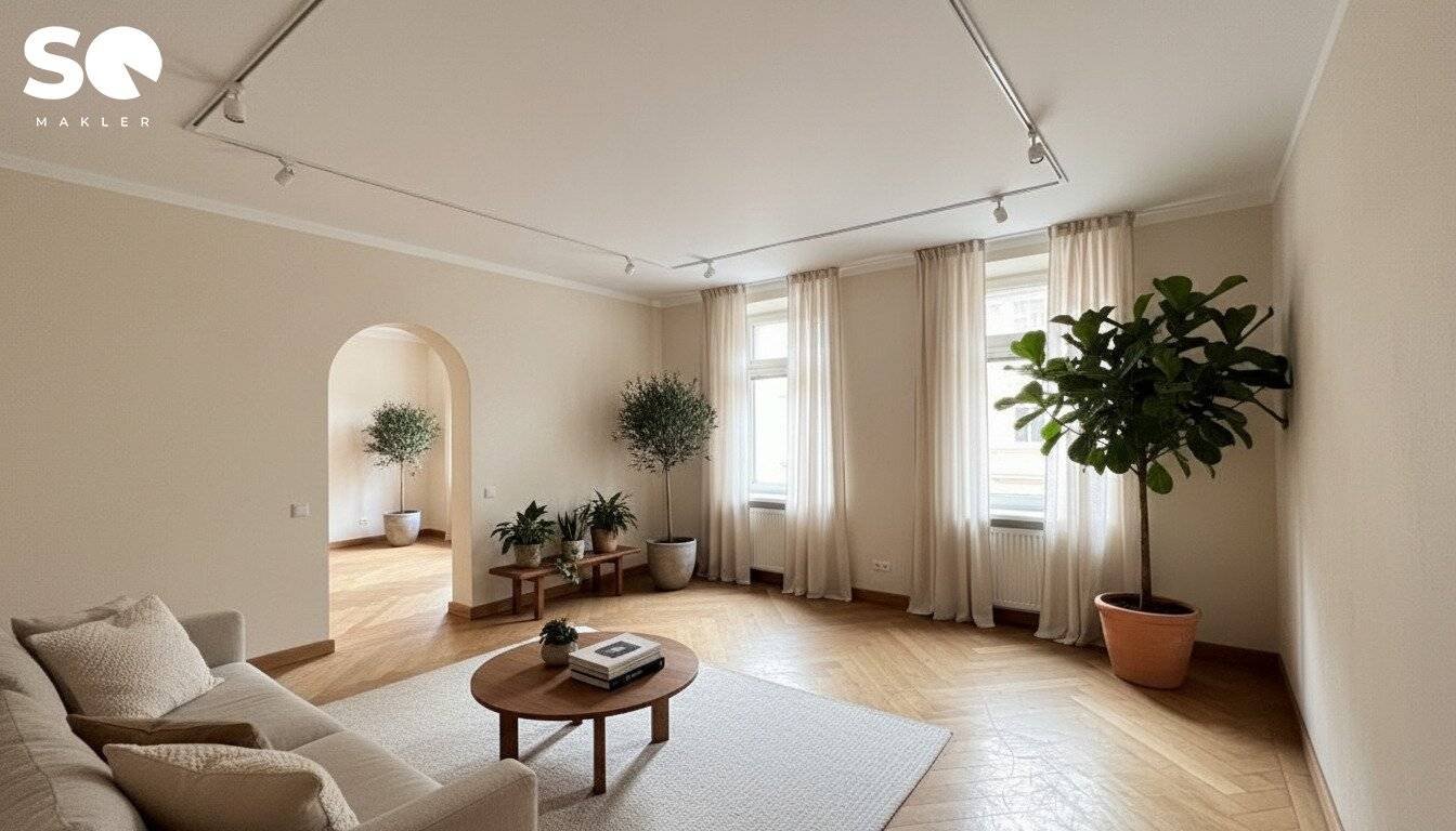 #SQ - SANIERUNGSBEDÜRFTIGE 3 ZIMMER ALTBAUWOHNUNG MITTEN IM 6ten /MARIAHILF APOLLOKINO - TOP 6
