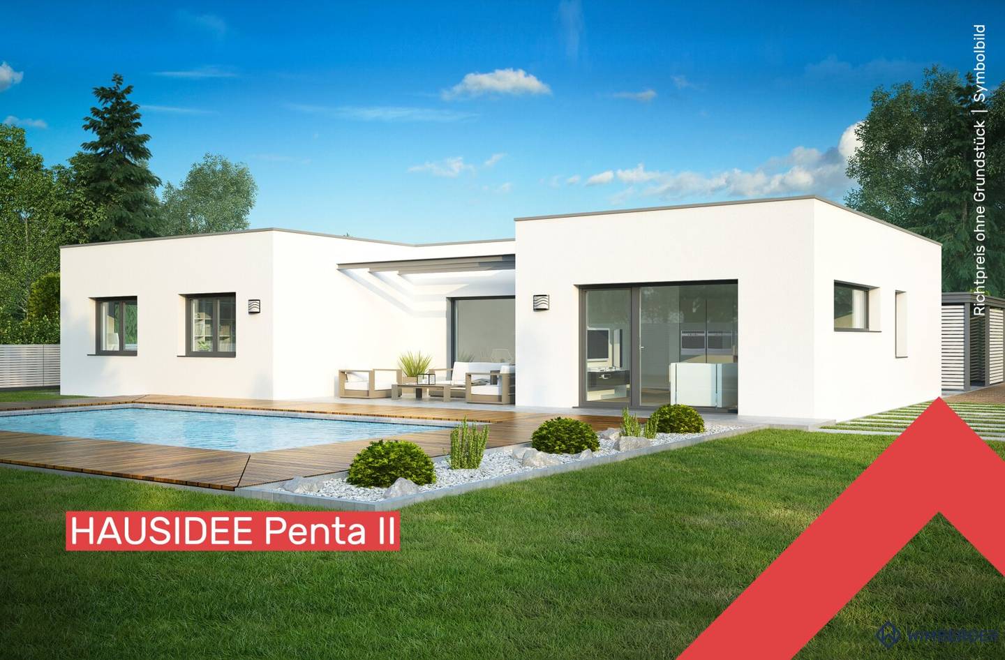 WIMBERGER Ziegelmassivhaus "Penta II" belagsfertig für Ihr Grundstück