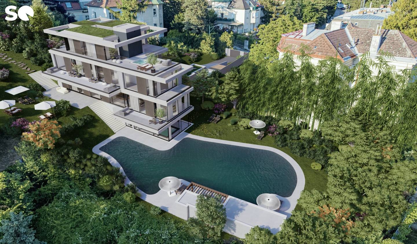 #SQ - EXKLUSIVE BAUBEWILLIGTE MODERNE VILLA AM KAHLENBERG