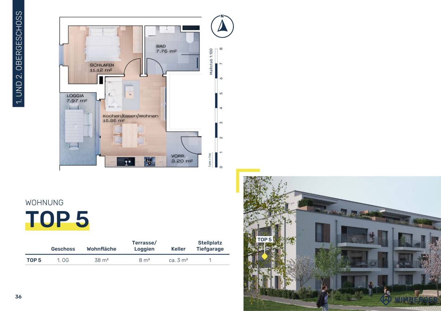 Charming 2-room apartment with a perfectly designed floor plan and loggia / New build &amp; first occupancy!,