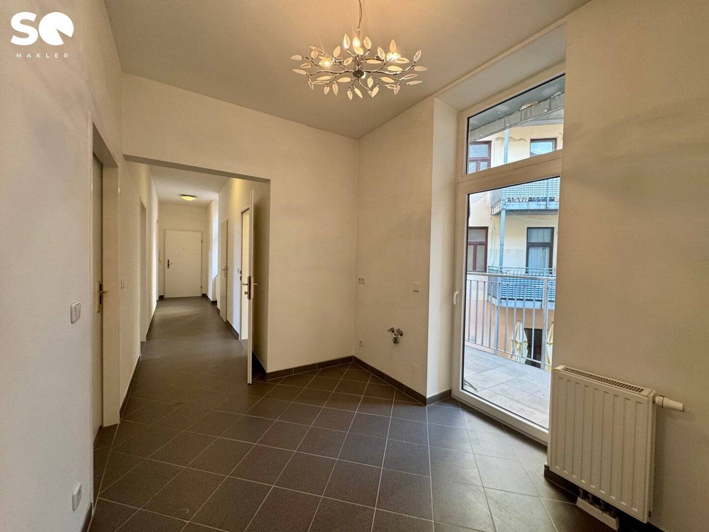 #SQ - GUT AUFGETEILTE 3-ZIMMER-WOHNUNG MIT BALKON!