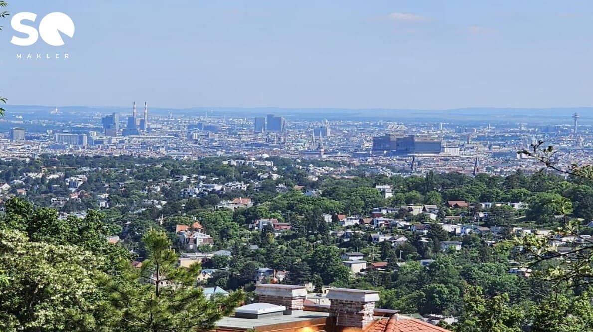 #SQ - EINE SELTENE GELEGENHEIT - UNVERBAUBAREN FERNBLICK ÜBER WIEN, ABSOLUTE RUHELAGE AM WIENERWALD