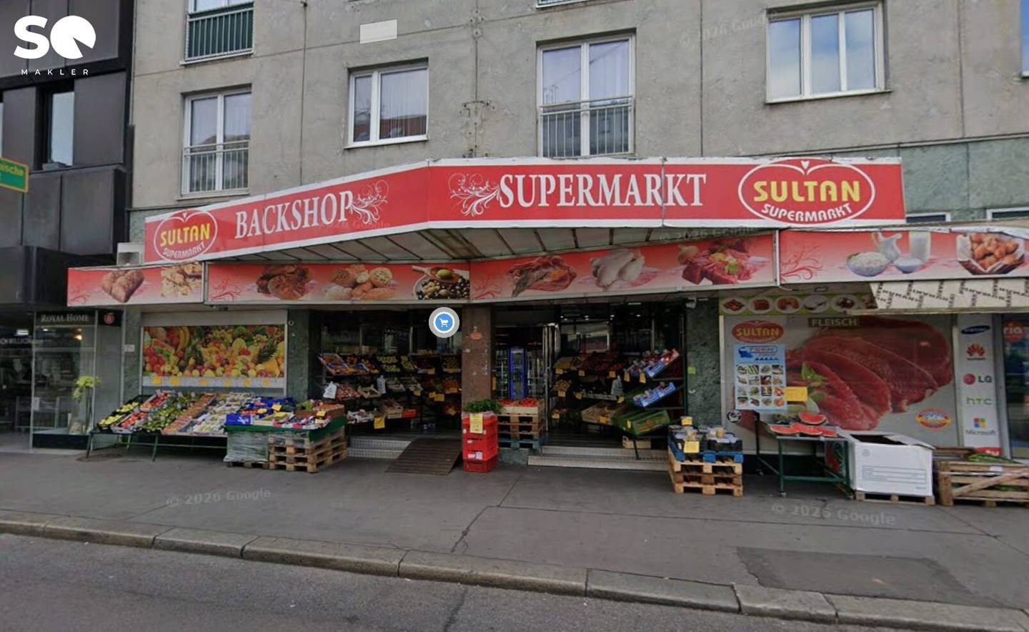 SQ - Indefinitely Leased Commercial Premises - BRÜNNER STR. - 1210 WIEN approx. 4.75% YIELD