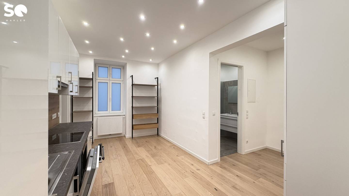Modern old building apartment in the Apostelgasse with 5 rooms