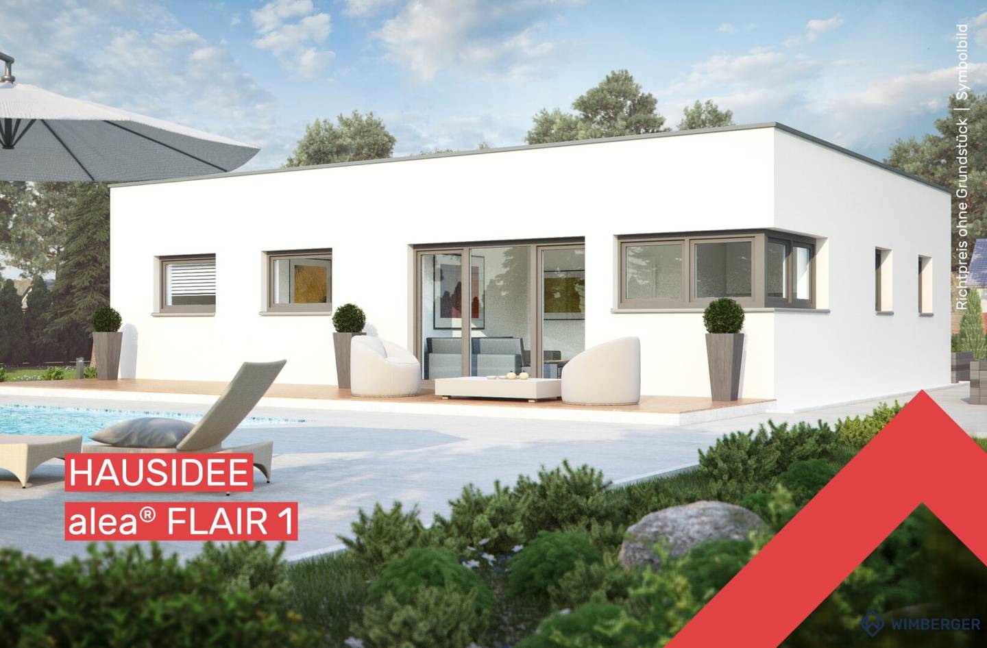 WIMBERGER Ziegelmassivhaus "alea®" Flair 1 schlüsselfertig für Ihr Grundstück