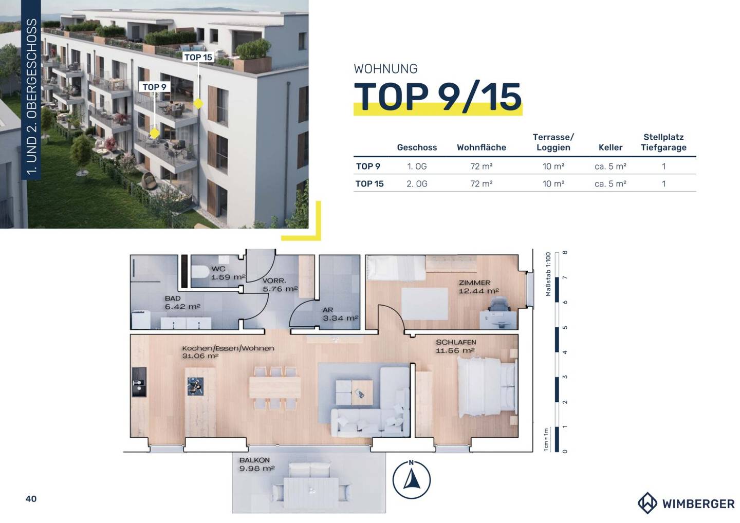 First occupancy living between Klinikum and Varena, modern 3-room apartment in top location