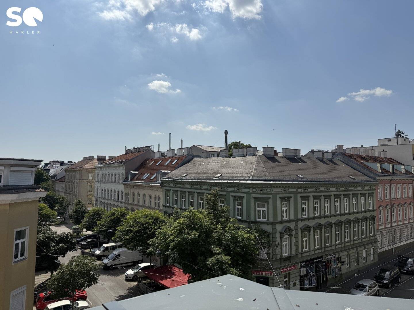 #SQ Zentrale, begehbare Premium-DG-Wohnung in der ruhigen Hasnerstraße, 1160 Wien – alimentiert durch viel Tageslicht und Raumgefühl.
