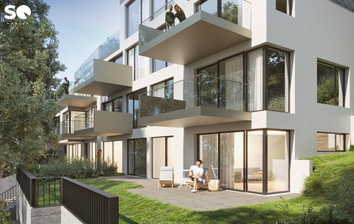 # SQ - AM WALDRAND - BAUTRÄGERLIEGENSCHAFT – BESTAND + NEUBAU – BAUBEWILLIGT