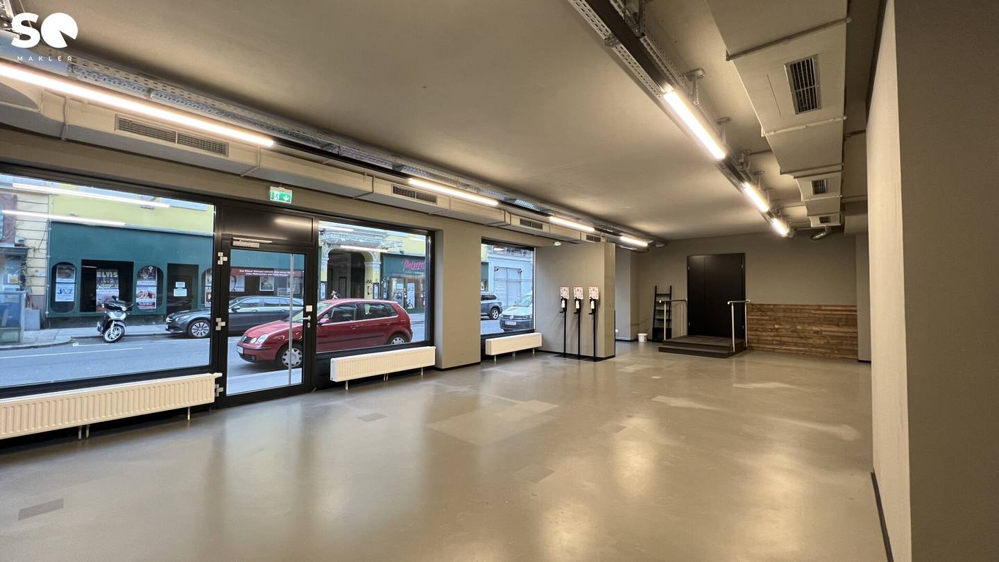 # SQ - RENOVATED RETAIL UNIT AT ELTERNLEINPLATZ - RETAIL UNIT ON BUSY HERNALSER HAUPTSTRASSE - NEAR FUTURE U-BAHN U5
