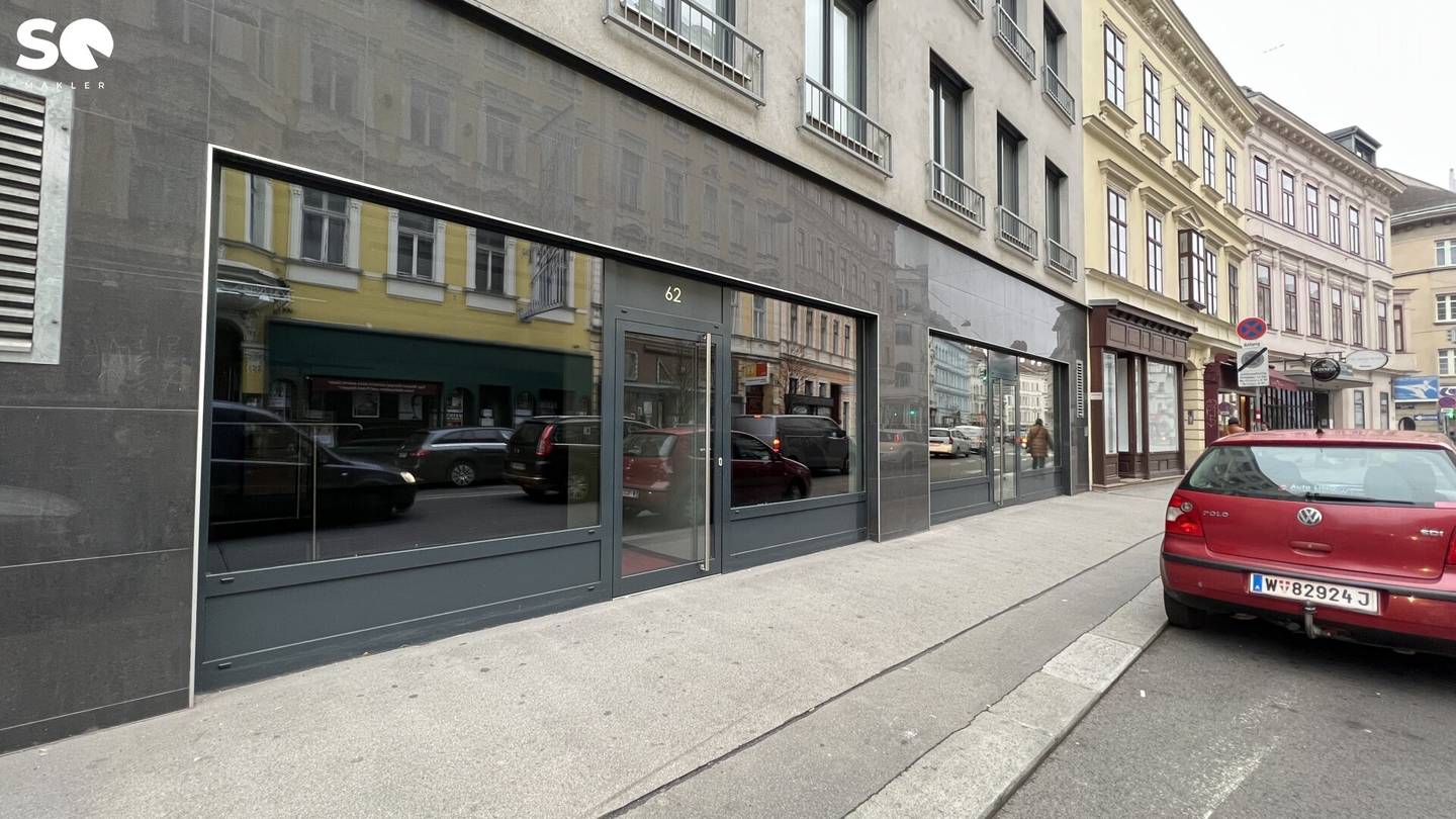 # SQ - RENOVATED RETAIL UNIT AT ELTERNLEINPLATZ - RETAIL UNIT ON BUSY HERNALSER HAUPTSTRASSE - NEAR FUTURE U-BAHN U5