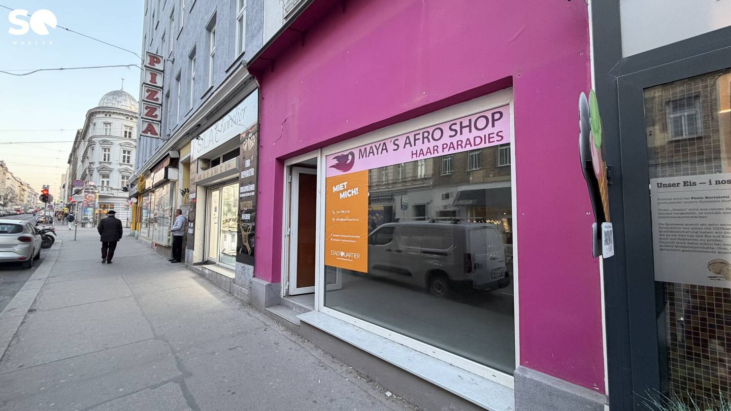 # SQ - GESCHÄFTSLOKAL IN FREQUENTIERTER LAGE IN 1050 WIEN