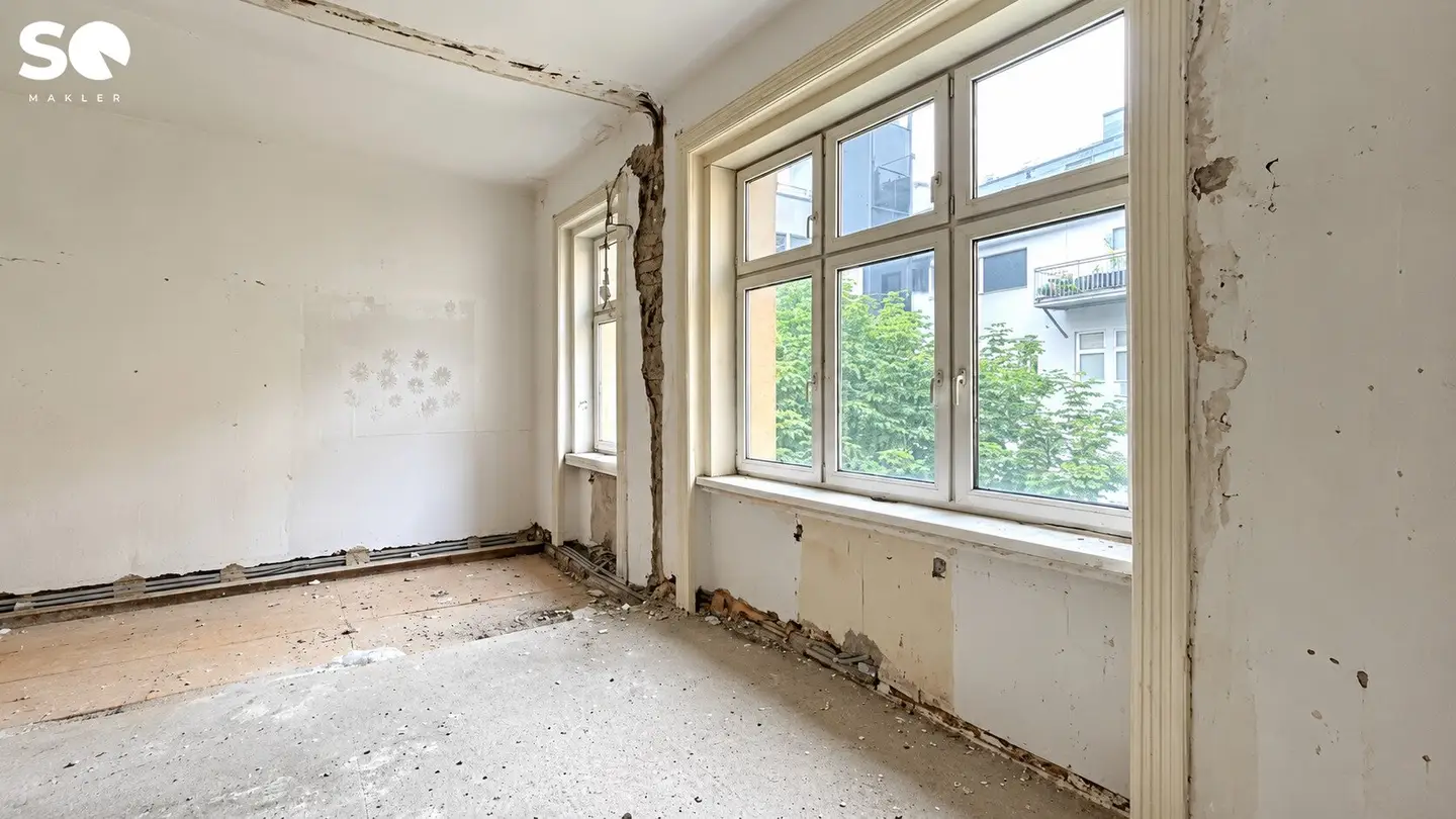 # SQ - SANIERUNGSBEDÜRFTIGE ALTBAUWOHNUNGEN IN DER DENISGASSE - 1200 WIEN - 1-3 ZIMMER - ab 30m² - 67m² - RUHE LAGE - U4 U-BAHN NÄHE