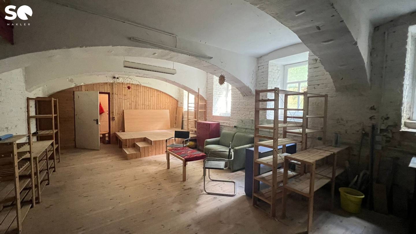 #SQ Storage and Workshop in the Vaulted Basement of a Turn of the Century House