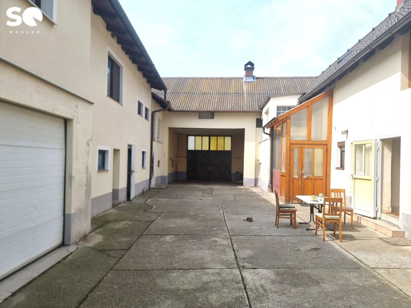 #SQ - DRASSBURG: EHEMALIGES BAUERNHAUS MIT HALLEN ALS LAGERFLÄCHEN ODER WERKSTATT - SANIERUNGSBEDÜRFTIG