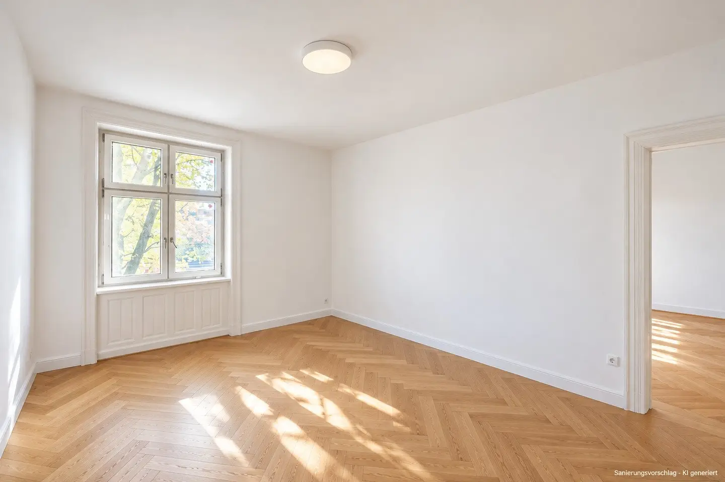 ++NEU++ Sanierungsbedürftige 2-Zimmer-Altbauwohnung mit 46 m², 8 m² Balkon und Grünblick