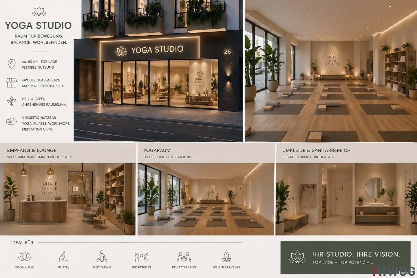 Flexible usable commercial space in a high-traffic location on Ottakringer Straße near U6 Station Alser Straße | First occupancy | District heating | Sustainable building project