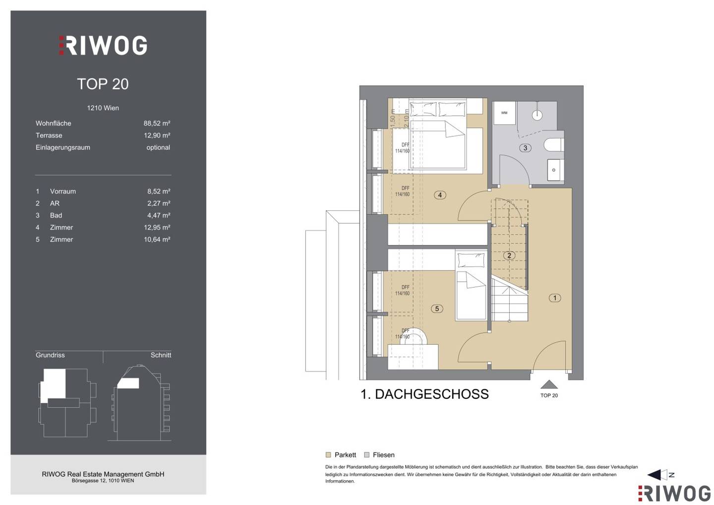 3-room I Maisonette I First Occupancy I Completion Q1 2027 I 1210 Vienna I High-Quality Fittings