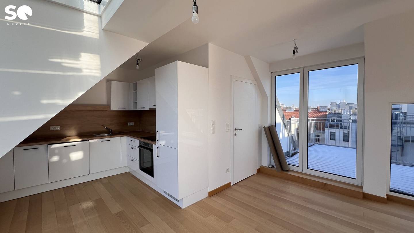 # SQ - MAISONETTE - 3 ZIMMERWOHNUNG MIT TERRASSE - DACHGESCHOSS - ERSTBEZUG - 1190 WIEN