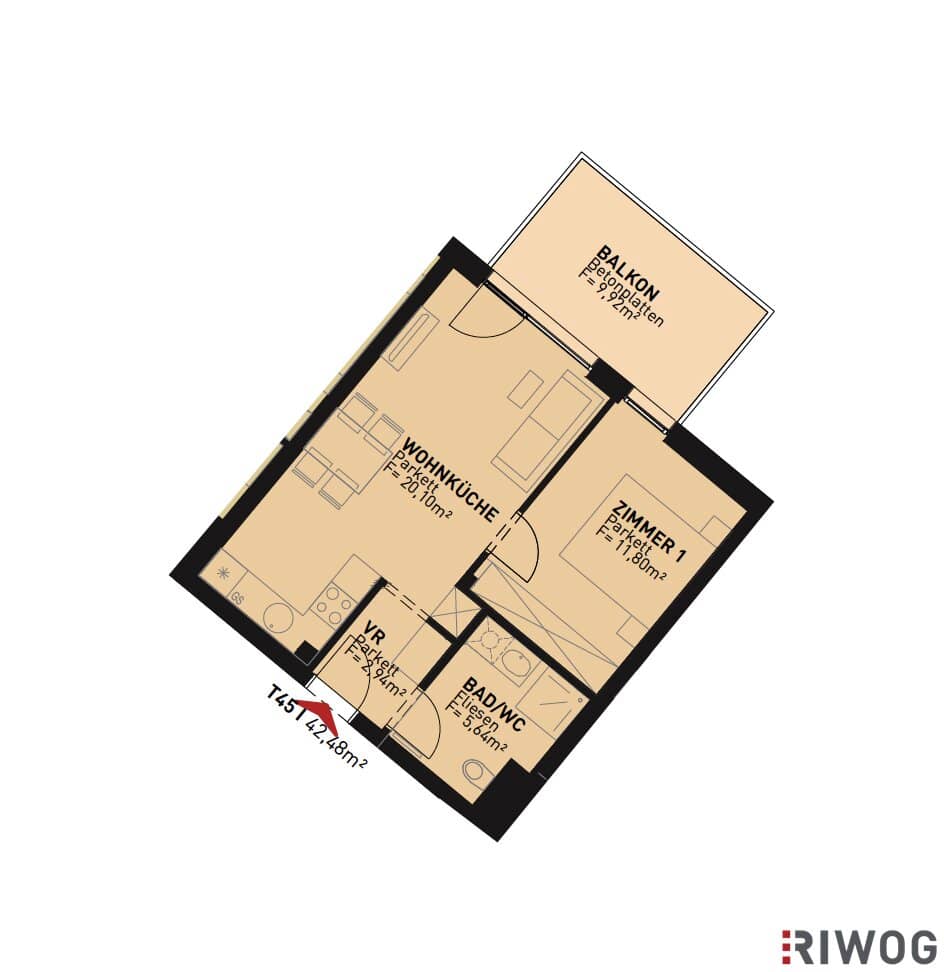 First occupancy Alte Donau I completion 08/26