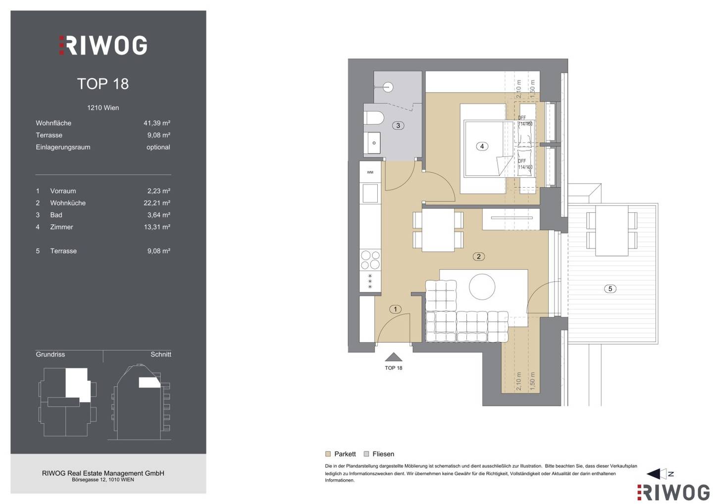 2-Zimmer I mit Terrasse I Erstbezug I Fertigstellung Q1 2027 I 1210 Wien I Hochwertige Ausstattung
