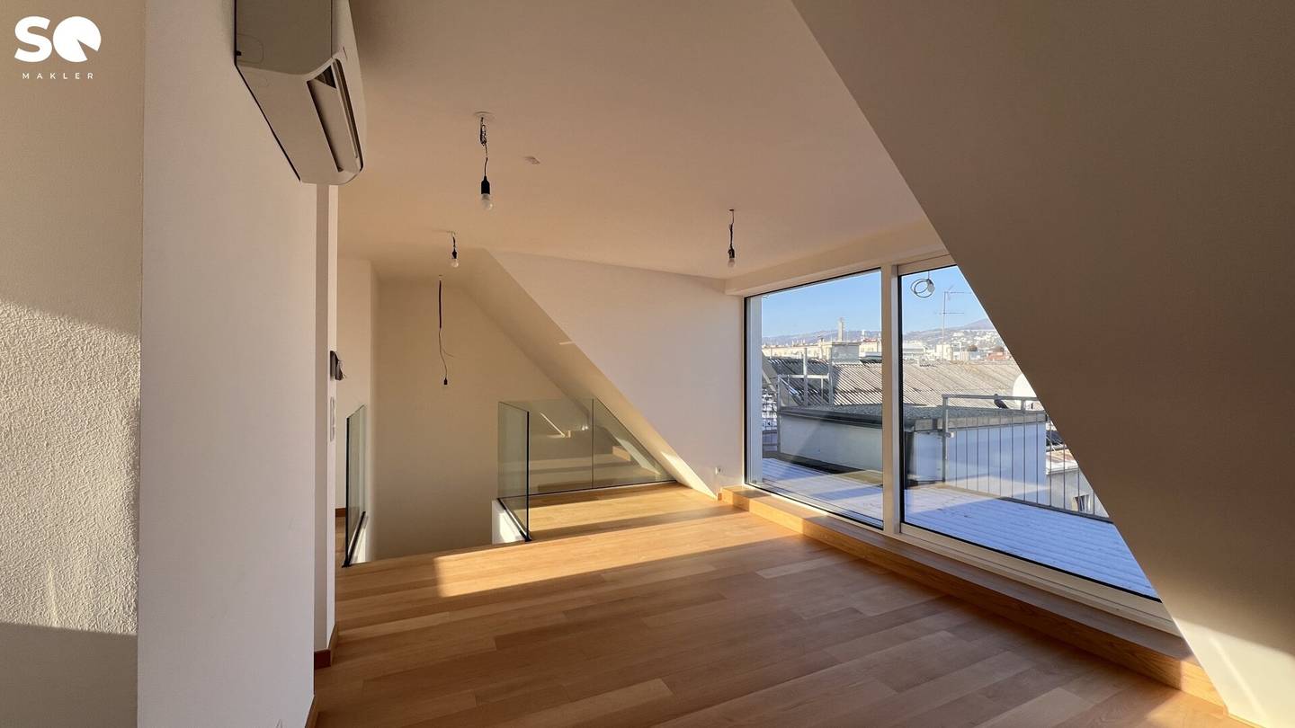 # SQ - MAISONETTE - 2 ZIMMERWOHNUNG MIT TERRASSE - DACHGESCHOSS - ERSTBEZUG - 1190 WIEN