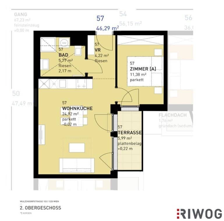 || Erstbezug || 2-Zimmer Wohnung mit Terrasse in Top Lage nähe der Alten Donau ||
